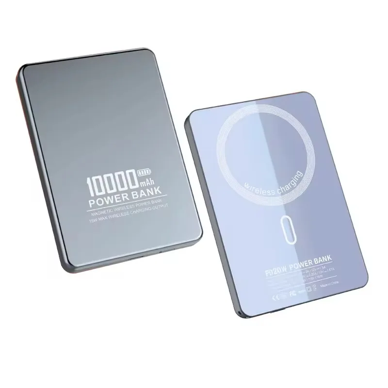 10000mAh 10.7mm Ultra Slim Magnetic Wireless Power Bank TU-158B thumbnail 4