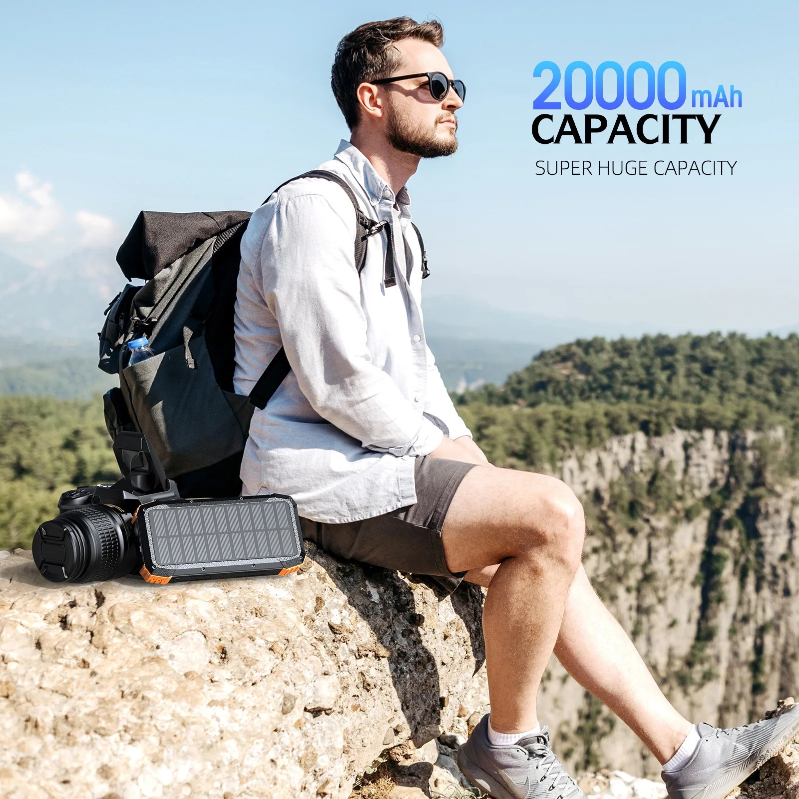 20000mAh Hand Cranked Solar Power Bank TU-ZL908A thumbnail 14
